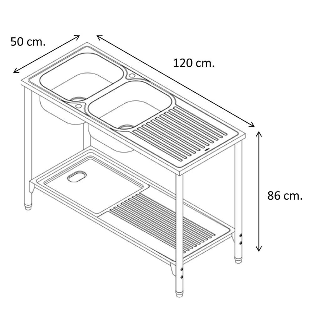 sink-stand-freestanding-sink-2b1d-mex-psa1200ml-stainless-steel-sink-device-kitchen-equipment-อ่างล้างจานขาตั้ง-ซิงค์ขาต