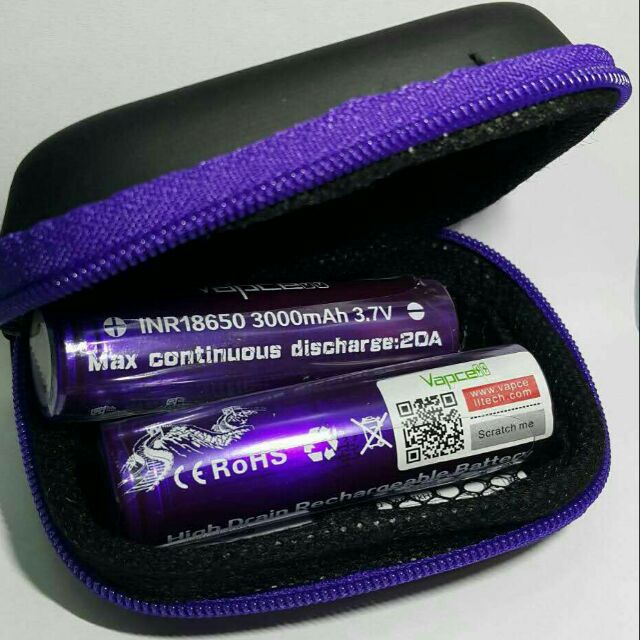 ภาพหน้าปกสินค้า(Vapม่วง2ก้อน) ถ่าน Vapcell 18650 3000 mAh 3.7V (20A) จากร้าน al.capone บน Shopee