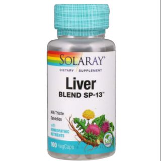 พร้อมส่ง 🇺🇸 บำรุงตับ Solaray, Liver Blend SP-13, 100 VegCaps