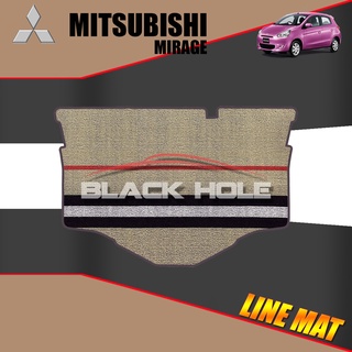 Mitsubishi Mirage ปี 2013 - ปีปัจจุบัน Blackhole Trap Line Mat Edge (Trunk ที่เก็บสัมภาระท้ายรถ)