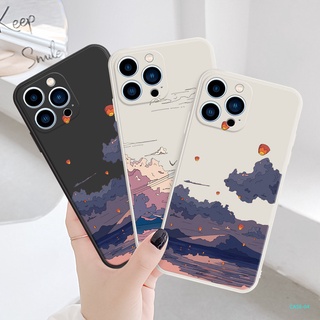 เคสซิลิโคนนิ่ม ลายภูเขาหิมะ สําหรับ VIVO V20 V15 VIVO S1 pro V20SE V21 V11 VIVO V15 pro V7 PLUS Y7S IQOO NEO*H136