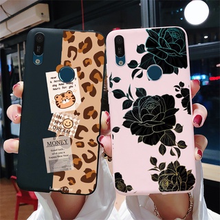 เคสโทรศัพท์มือถือ ซิลิโคนนิ่ม เนื้อแมตต์ ลายดอกไม้ สําหรับ Huawei Y6 Y6s 2019 Y6s 2020 Y6 Prime (2019)