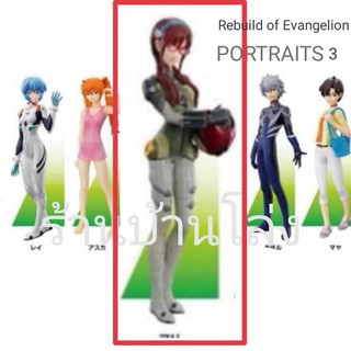 (แท้/กาชาปอง/มือสอง/ฐานแดง) Bandai Rebuild of Evangelion Portraits 3 Figure Makinami Mari โมเดล ฟิกเกอร์ อนิเมะ มาริ