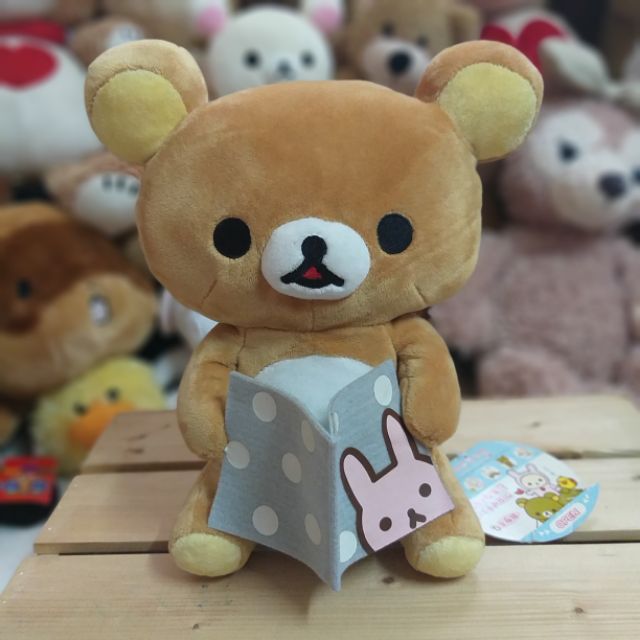 ตุ๊กตาหมีริลัคคุมะ-rilakkuma-9-นิ้ว-ตุ๊กตามือสอง-จากญี่ปุ่น-สภาพสวย