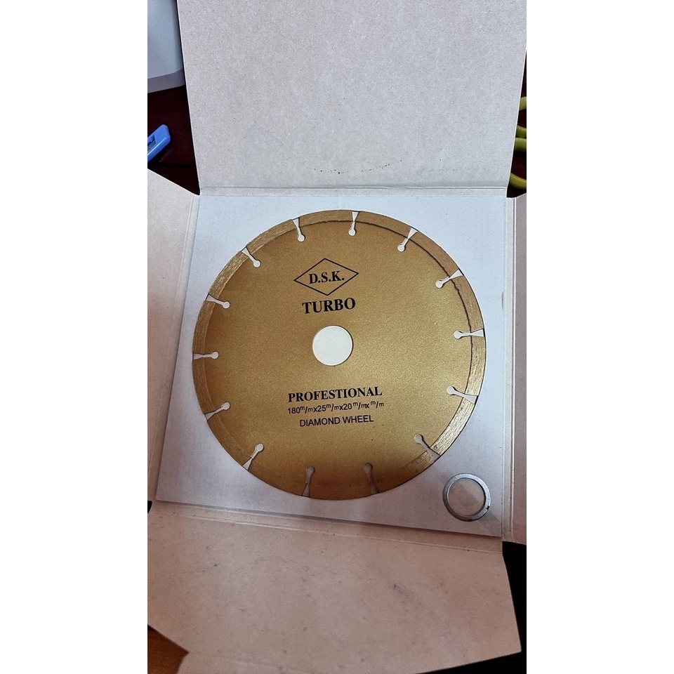 dsk-ใบตัดเพชร-ใบตัด7นิ้ว-ใบเพชร-ตัดปูน-ตัดกระเบื้อง-ตัดคอนกรีต-ตัดหินแกรนิต-หินอ่อน-ตัดแกรนิตโต้-7-dsk-สีทอ