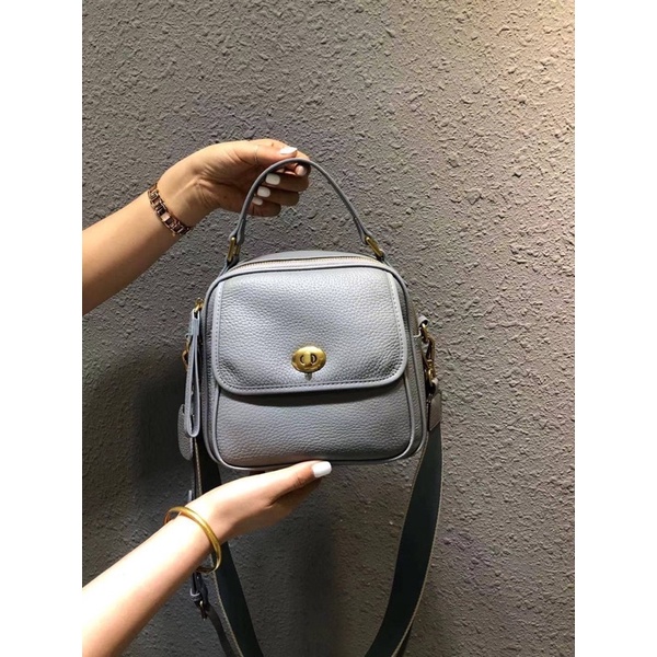 กระเป๋าสะพายหนังวัวแท้ นิ่ม สะพายข้าง ทรงน่ารักมาก | Shopee Thailand