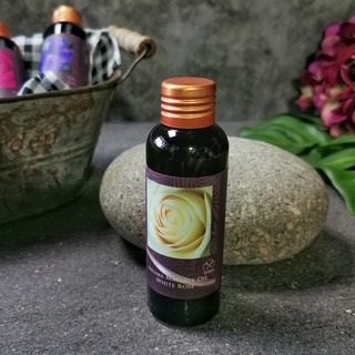 BYSPA น้ำมันนวดตัวอโรมา Aroma massage Oil กลิ่น ชาขาว WhiteRose 100 ml.