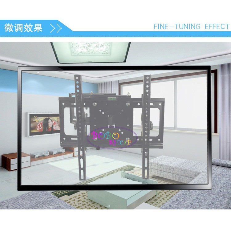 ขาแขวนทีวี-ขายึดจอ-lcd-led-tv-26-55-ยืดได้-ติดผนัง-full-swivel-tilt-led-lcd-tv-wall-mount-cp401