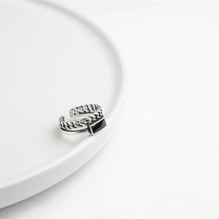 Black coated ring (freesize)