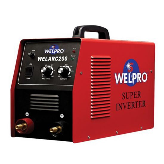 welpro-เครื่องเชื่อมไฟฟ้าอินเวอร์เตอร์-รุ่น-welarc-200-กำลัง-200-แอมป์-สีแดง-เครื่องเชื่อมเหล็ก-เครื่องเชื่อม