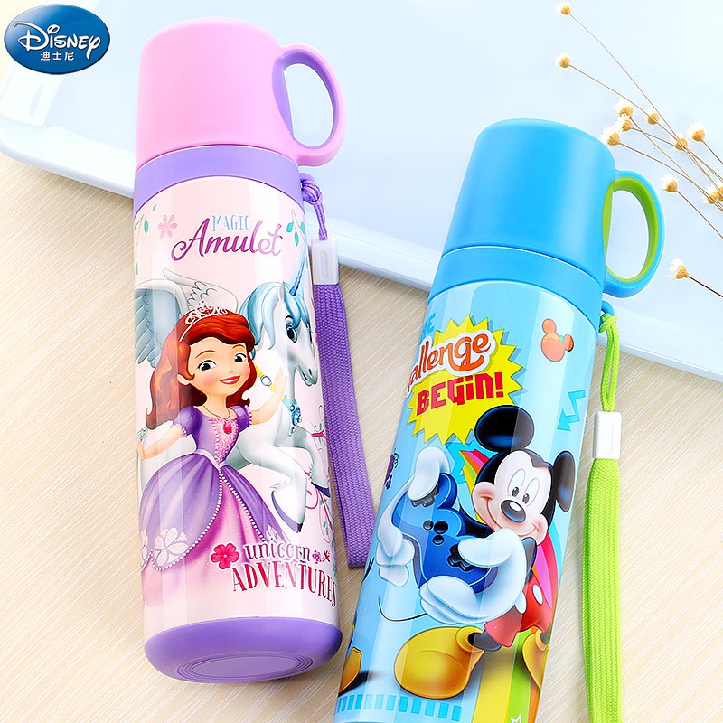 disney-แก้วสูญญากาศสำหรับเด็กสแตนเลสสตีล-bullet-cup-แบบพกพามาพร้อมกับ-student-vacuum-leakproof-baby-water-cup