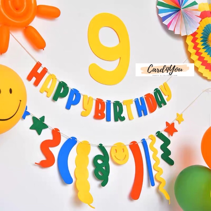 card4you-ธงแบนเนอร์-smiley-happy-birthday-banner