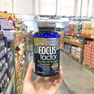 ภาพขนาดย่อของภาพหน้าปกสินค้าFocus factor 180 เม็ด Exp.08/2025 Nutrition For the Brain บำรุงสมองเพิ่มความจำสมาธิ จากร้าน youtheryshop บน Shopee ภาพที่ 4