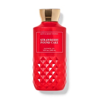 Bath & Body Works STRAWBERRY POUND CAKE Shower Gel 295ml. ของแท้