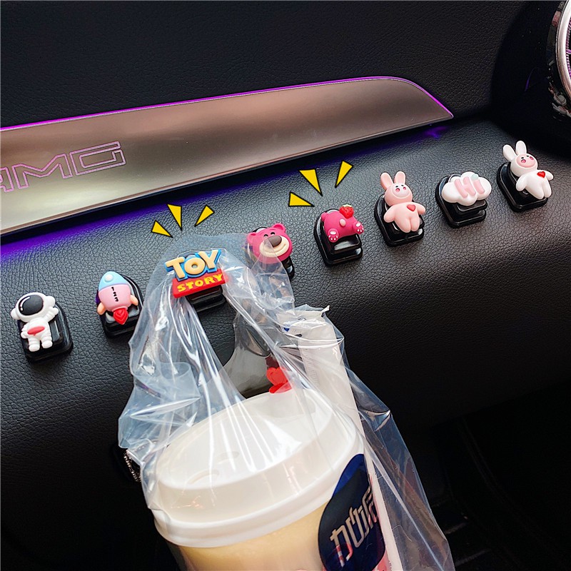 car-hook-cartoon-car-hook-car-with-multi-function-hidden-hook-cute-car-เก็บของหน้ารถ