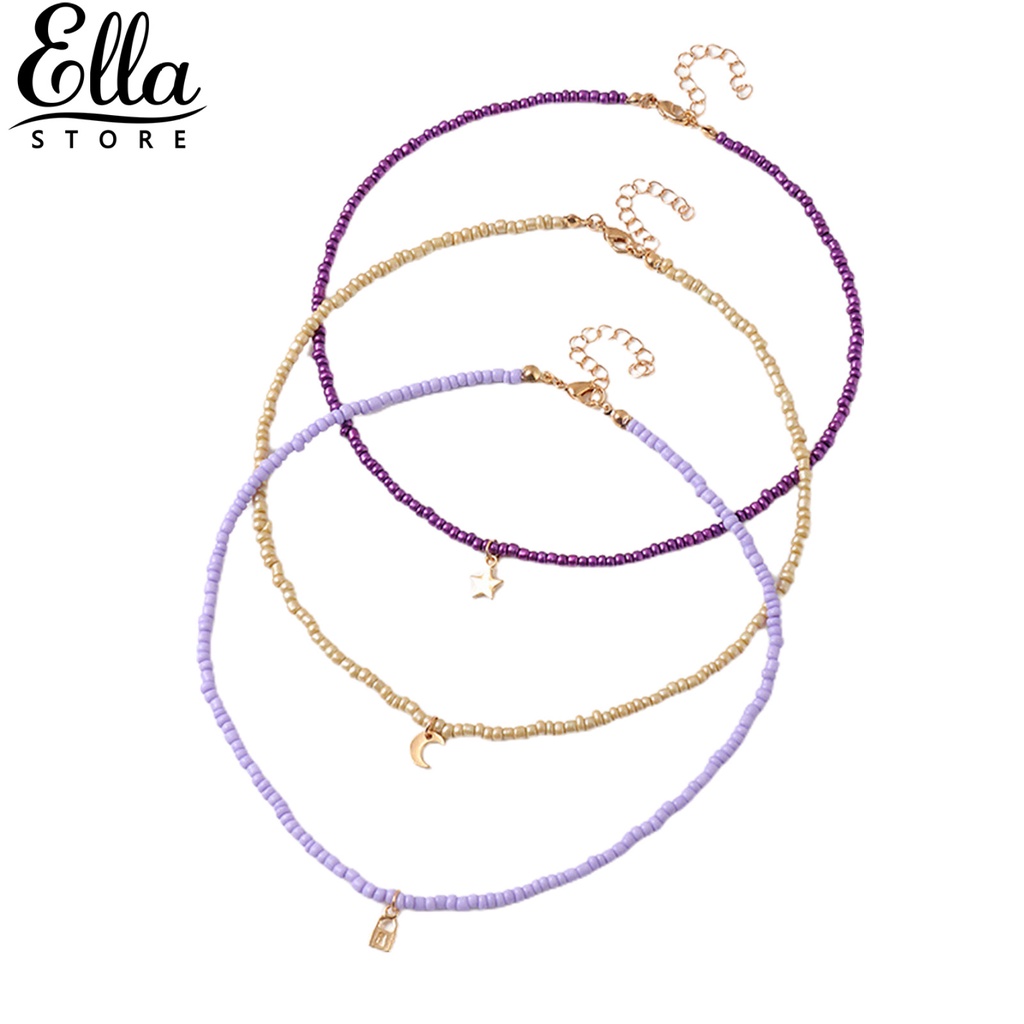 ellastore123-jewelry-beads-choker-boho-style-beads-choker-multi-use-for-daily-wear