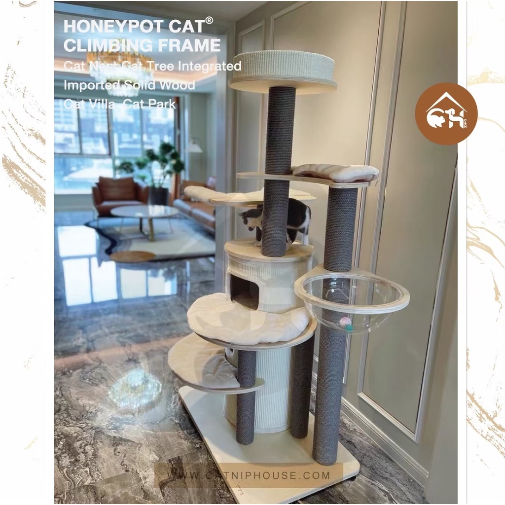 ของแท้-พร้อมส่ง-honeypot-cat-luxury-condo-คอนโดสุดหรูสำหรับสัตว์เลี้ยง