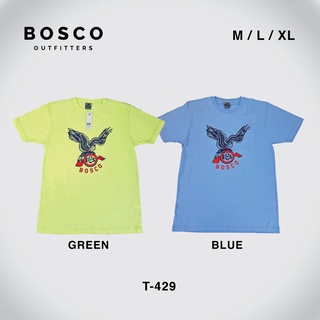 เสื้อยืดคอกลมพิมพ์ลาย BOSCO T-429