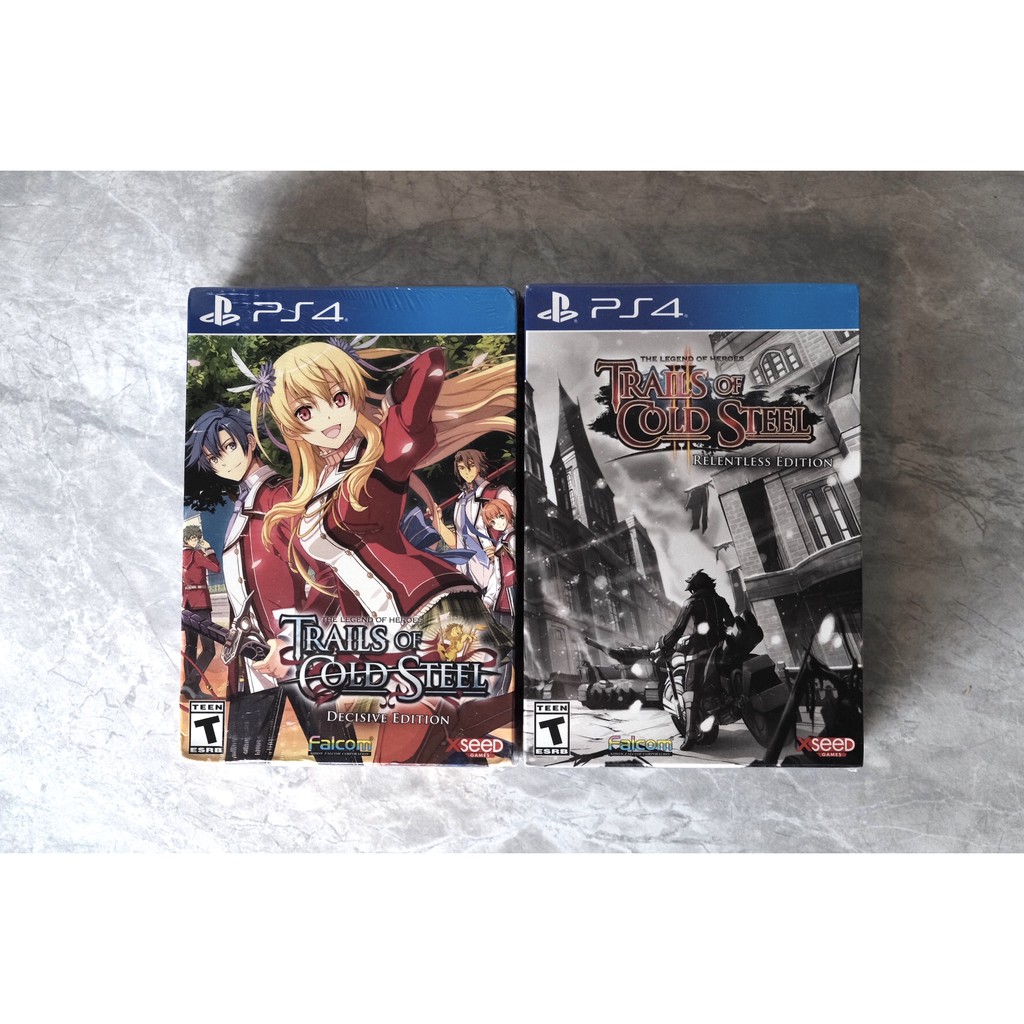 [PROTECTOR ONLY] Trails of Cold Steel 1 Decisive Edition / Trails of Cold Steel 2 Relentless Edition (R1)
