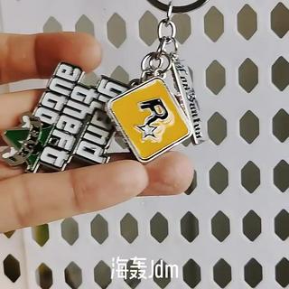 ร้านแนะนำJenniferdz พวงกุญแจจี้พวงกุญแจเกม Gta V Ps4 Xbox Pc สําหรับเล่นเกมส์วันเกิดกระเป๋า img 0