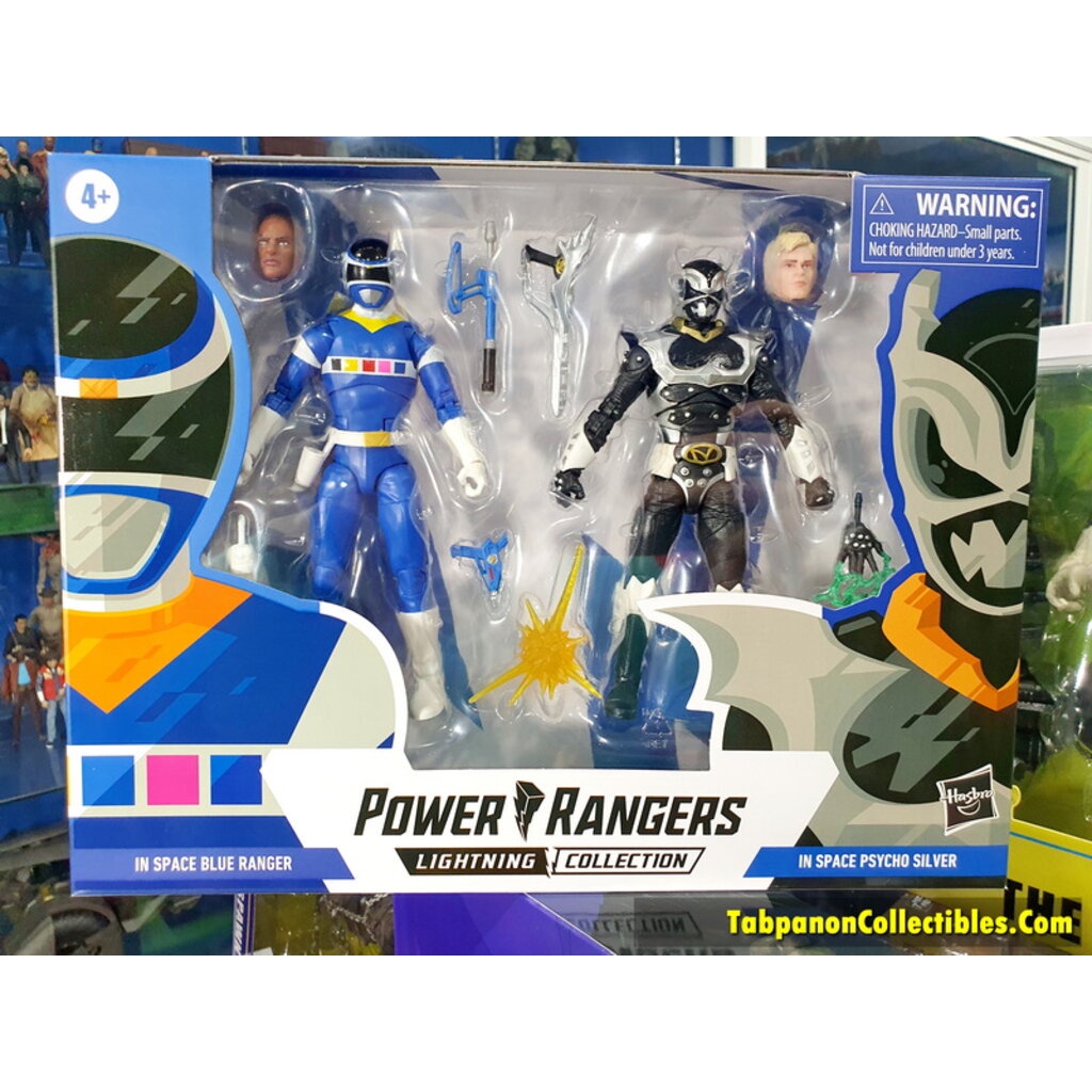 [2022 01] Hasbro Power Rangers Lightning Collection In Space Blue Ranger Vs Silver Psycho