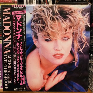 Madonna แผ่นเสียง 12” Japan vinyl material girl not CD