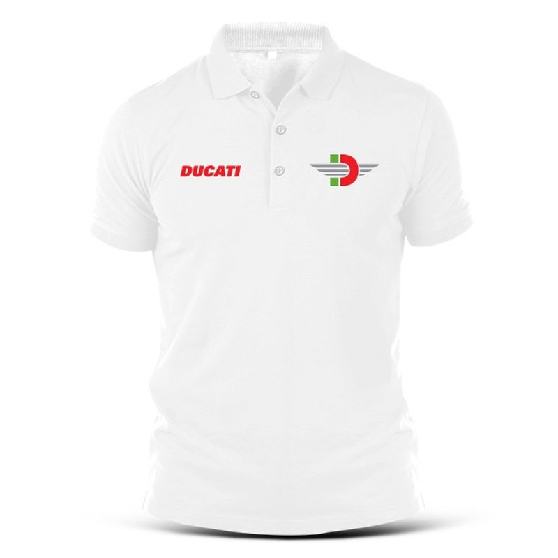 เสื้อโปโล-ducati-italian-racing-bike-superbike-motogp-สําหรับผู้ชาย