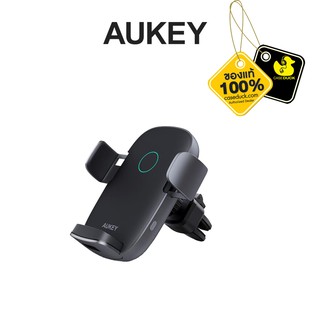 AUKEY HD-C52 Wireless Car Charger 10W Qi Fast Charging Auto-Clamping Car Phone Mount Air Vent Phone Holder