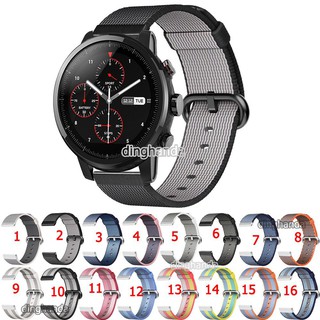 สายรัดห่วงไนล่อนทอแบบสปอร์ตสำหรับ Huami Amazfit Stratos 2 2S 3