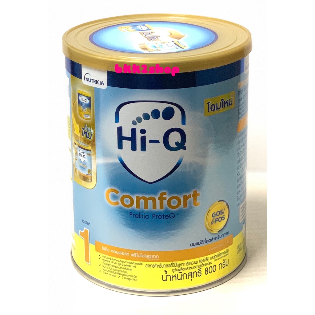 ภาพหน้าปกสินค้าHi-Q Comfort ไอคิว คอมฟอร์ท พรีไบโอโพรเทก ช่วงวัยที่ 1 ขนาด 800 กรัม (1กระป๋อง)