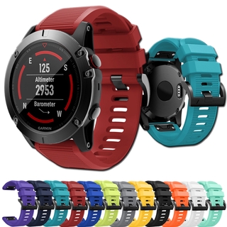 ภาพขนาดย่อของสินค้าสายนาฬิกาข้อมือ ซิลิโคน แบบปลดเร็ว สำหรับ Garmin Fenix 6 6S 6X Pro 5X 5 5S Plus 3 3HR Forerunner 935 945 26 20 22 มม.