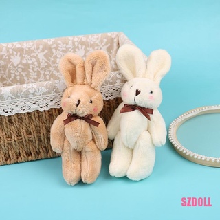 สินค้า [ts3SZDOLL] จี้ตุ๊กตาหมี กระต่ายน่ารัก แบบนิ่ม 1 ชิ้น