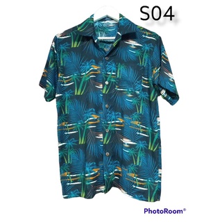 เสื้อฮาวาย S04 (ผ้าสปันเรยอน)