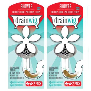 ที่ดักเส้นผมในท่อระบายน้ำ ดักจับเส้นผม Drainwig - โซ่ดักผม - ที่ดักจับเส้นผม - ท่อตัน - โซ่ดักเส้นผม (แพ็ค 2 ชิ้น) T0177