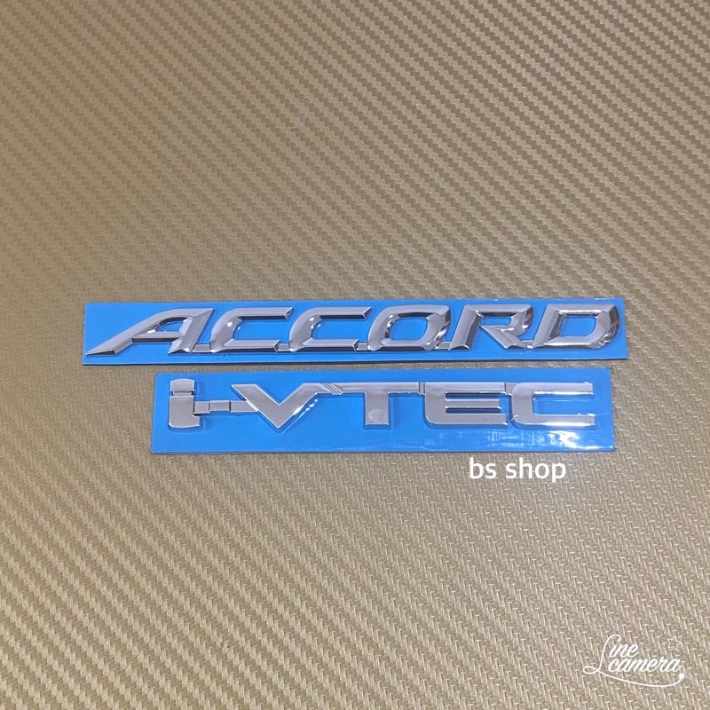 โลโก้-accord-i-vtec-ติดท้าย-honda-ราคาต่อชุด-2-ชิ้น