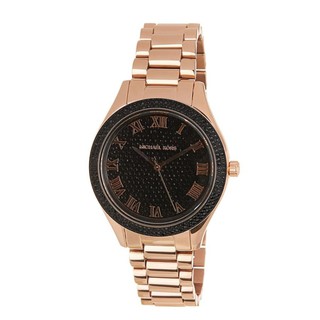 Michael Kors MK3320 Womens Blake Black Pavé Dial Stainless Bracelet Watch