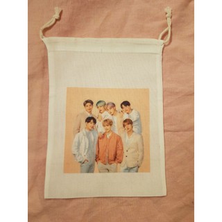 ถุงผ้าBlackpink GOT7 BTSขนาด5*7นิ้ว มีของพร้อมส่ง