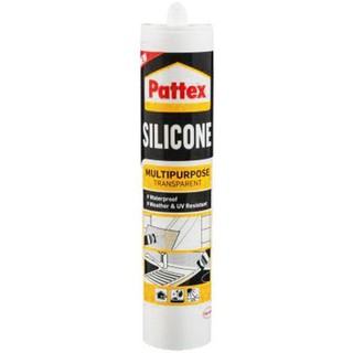 PATTEX CLEAR NON-ACETIC SILICONE ซิลิโคนชนิดไร้กรด PATTEX PT-19 280 มล. สีใส วัสดุประสานและอุดรอยรั่ว เคมีภัณฑ์ก่อสร้าง
