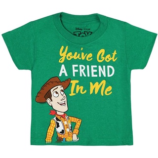 เสื้อยืดวินเทจ100%cotton เสื้อยืดคอวีผู้ชาย Toy Story Youve Got A Friend In Me Juvy T-Shirt men เสื้อ ยืด ผู้ชาย คอกลม