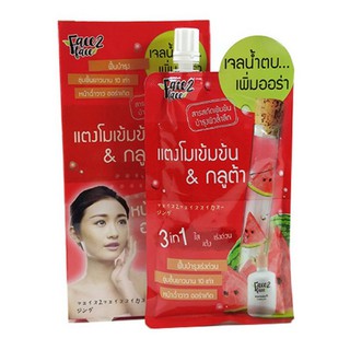 Face 2 Face Watermelon Soothing Gel วอเตอร์เมลอน ชูทติ้งเจล เจลแตงโม