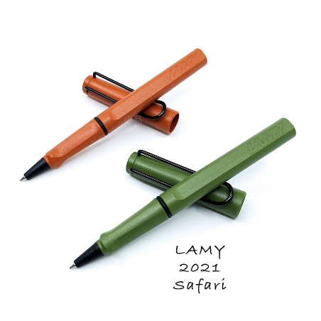 lamy-safari-2021-ปากกาลูกลื่นสีแดงสีเขียว
