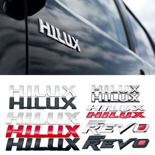 สติกเกอร์ตราสัญลักษณ์ ABS โครเมี่ยม ลายโลโก้ตัวอักษร ด้านหลัง แบบเปลี่ยน สําหรับ Toyota HILUX REVO