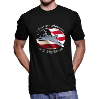 [S-5XL] เสื้อยืด พิมพ์ลาย A 5 Vigilante American Airpower สไตล์คลาสสิก สําหรับผู้ชาย