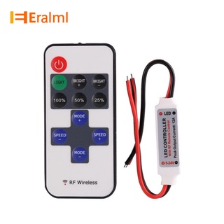 Eralml รีโมตควบคุมไฟ 5-24v 11 คีย์ RF