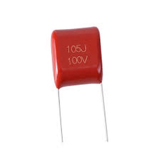 3pcs Capacitor คาปาซิเตอร์ ไมล่า CBB 100V 102J 103J 104J 105J 224J 472J 473J 474J ตัวเก็บประจุ