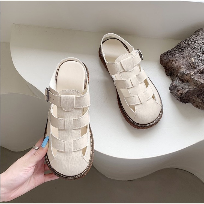 ภาพสินค้ารองเท้าแตะแฟชั่นผู้หญิง รองเท้าหัวโตของญี่ปุ่นรองเท้าลำลองรองเท้าหัวโตไซส์ 35-40(A01) รองเท้ารู รองเท้าลำลองรองเท้าหัวโต จากร้าน homemax168 บน Shopee ภาพที่ 4