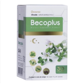 ภาพหน้าปกสินค้าส่งฟรี! Becoplus Dietary Supplement Product 15g. 30 capsules บีโคพลัส ผลิตภัณฑ์เสริมอาหาร บำรุง ซึ่งคุณอาจชอบราคาและรีวิวของสินค้านี้