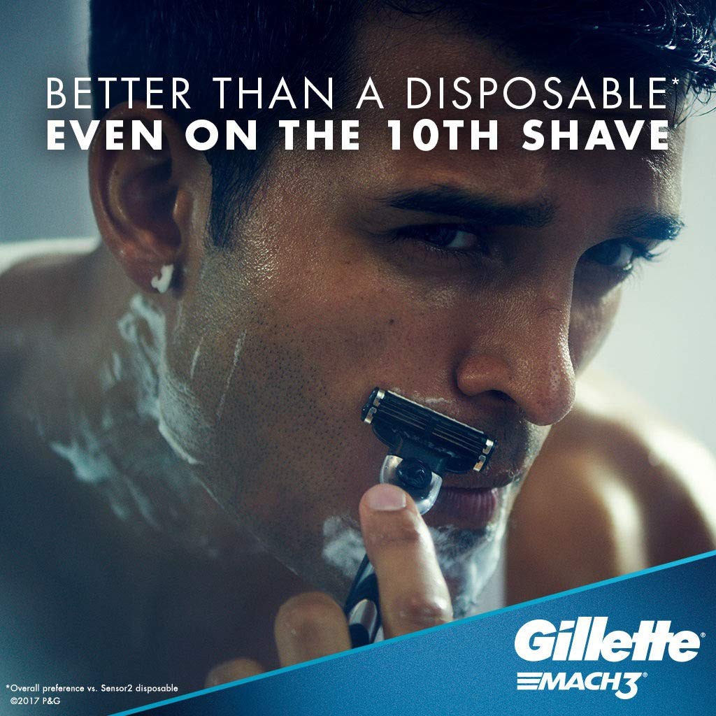 ภาพสินค้า[ทักแชทรับโค้ด] Gillette Mach3 + ยิลเลตต์ มัคทรีพลัส ใบมีดโกน แพ็ค 8 พร้อมส่ง [แพ็คเกจใหม่] จากร้าน gibpabx บน Shopee ภาพที่ 4