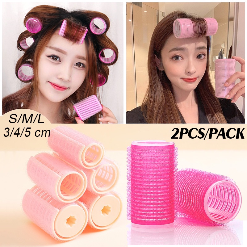 2-ชิ้น-โรลม้วนผม-อเนกประสงค์-โรลม้วนผมหน้าม้า-hair-roll-ไม่มียุบ-โรลม้วนผมแบบยาว-โรลยกโคนผม-แผ่นแปะผม