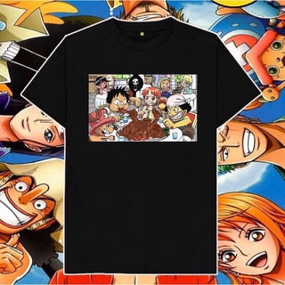 Fy ONE PIECE เสื้อยืดคอกลม ผ้าฝ้าย ทรงหลวม สไตล์ฮิปฮอป สําหรับผู้ชาย และผู้หญิง ไซซ์เอเชีย